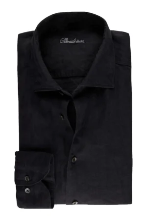 Stenströms Regular Linneskjorta - Black