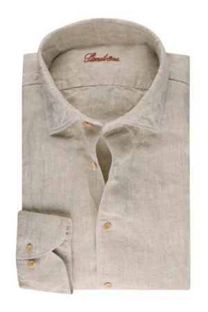 Stenströms Regular Linneskjorta - Light Beige