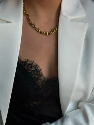 Alternative view of Muli Collection Breeze Necklace - Gold