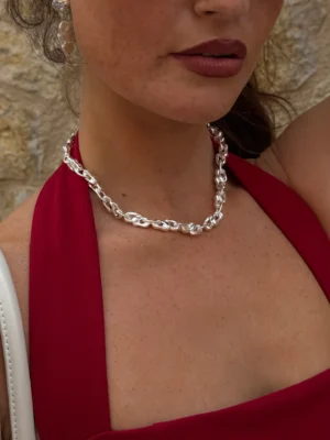 Alternative view of Muli Collection Breeze Necklace - Silver