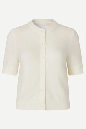 Samsøe Samsøe Sanoura SS Cardigan - Egret
