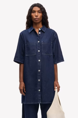 Alternative view of Samsøe Samsøe Satilly Dress - Soft Denim