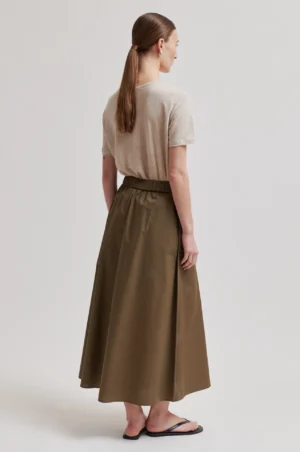 Alternative view of Second Female Peony O-Neck New Tee - Plaza Taupe