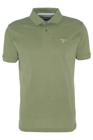 Barbour Lightweight Sports Polo Shirt - Burnt Olive