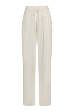 Neo Noir Sonar Drapy Linen Pants - Natural