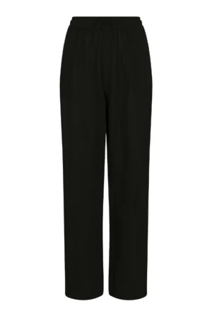 Neo Noir Sonar Linen Pants - Black