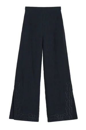 By Malene Birger Michelle Linen Trousers - Black