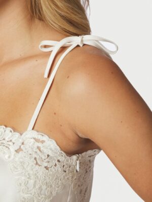 Alternative view of Neo Noir Kaela Heavy Sateen Top - Pearl