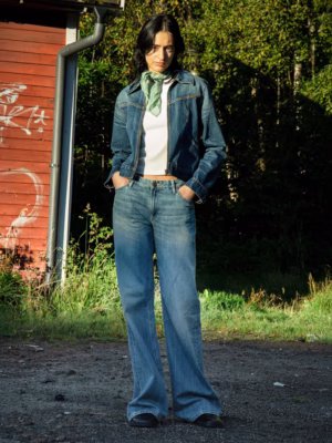 Alternative view of Nudie Jeans Wide Heidi - Drift Wood