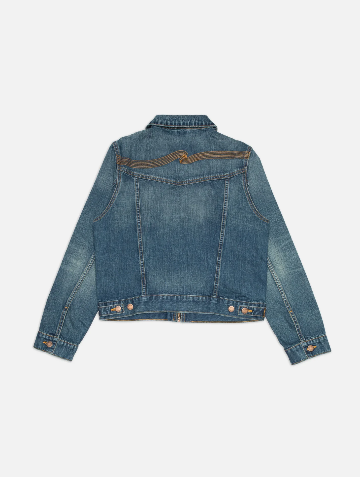Nudie Jeans Britta Jacket - Orange Painter - Bild 4