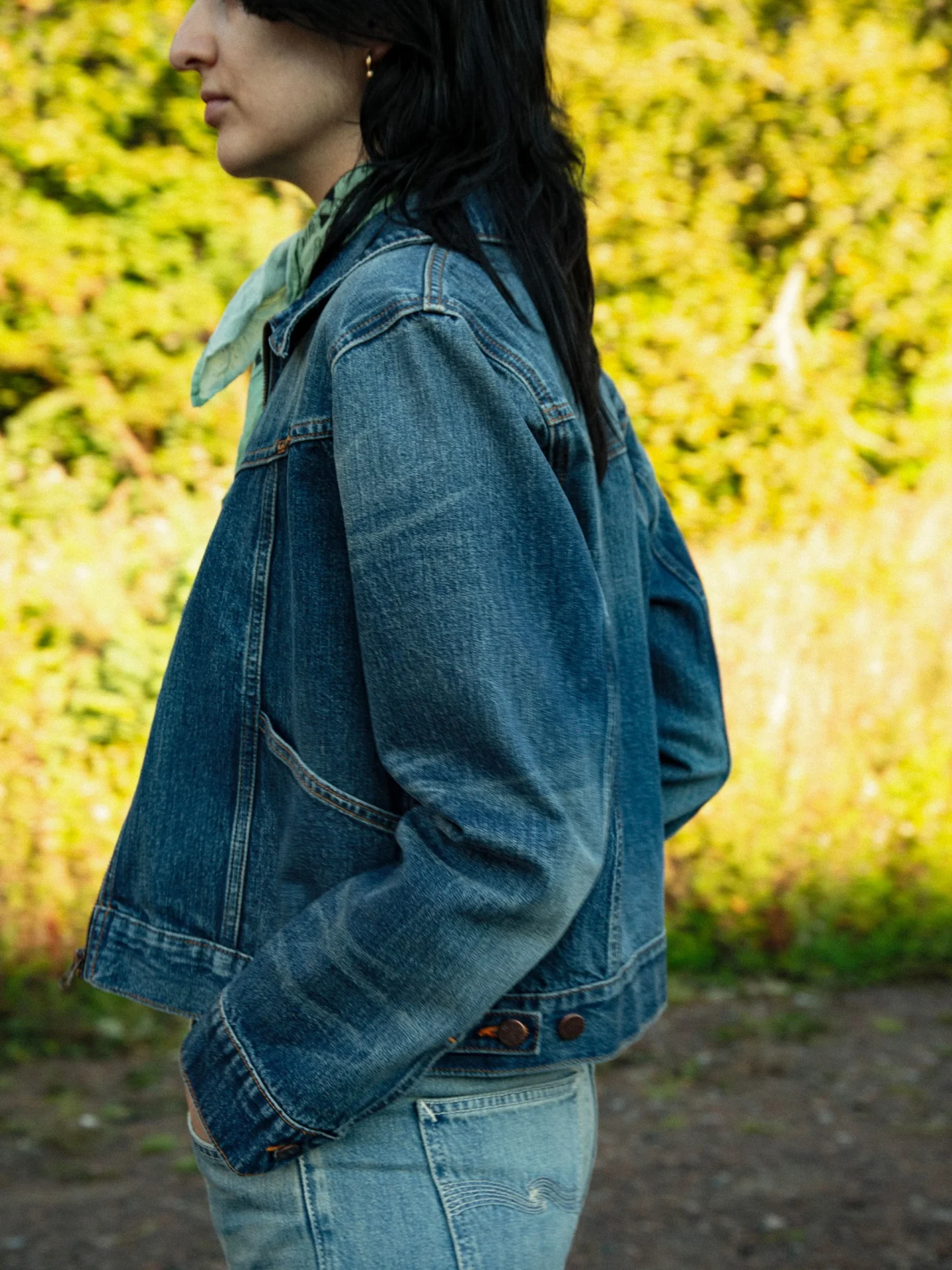 Nudie Jeans Britta Jacket - Orange Painter - Bild 2