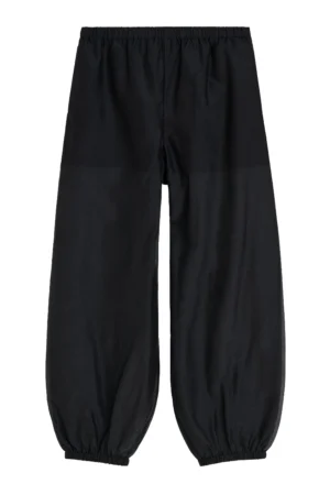 By Malene Birger Lumas Silk Organza Trousers - Black