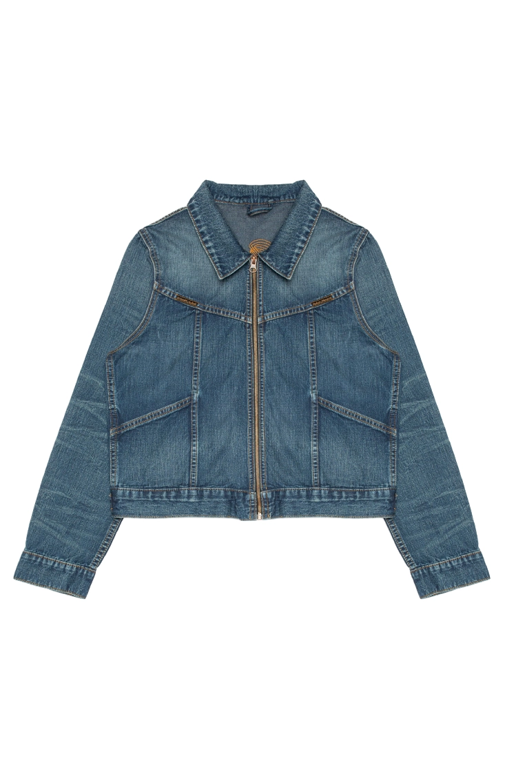 Nudie Jeans Britta Jacket - Orange Painter