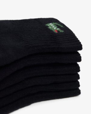 Alternative view of Lacoste 3-pack Unisex Socks - Black