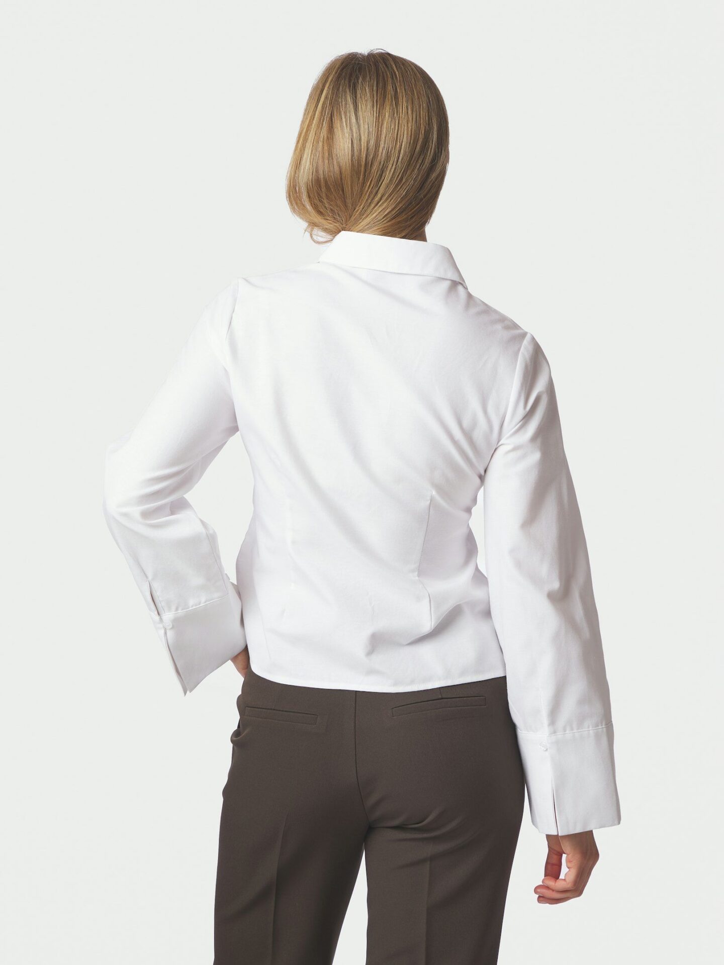 Neo Noir Rosa Oxfort Shirt - White - Bild 4