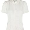 Neo Noir Lyselle Heavy Sateen Shirt - Pearl