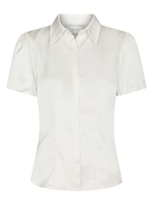 Neo Noir Lyselle Heavy Sateen Shirt - Pearl