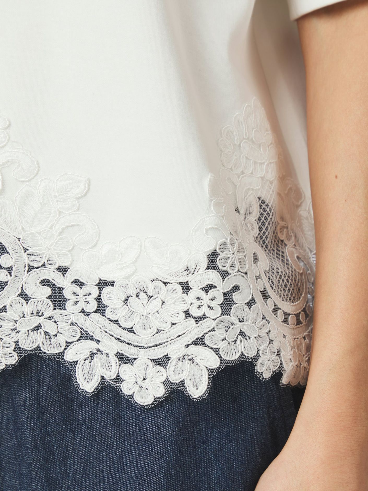 Neo Noir Iria Lace Top - White - Bild 3