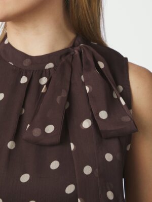 Alternative view of Neo Noir Ansol Big Dot Top - Brown