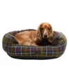 Barbour Dog Snuggle Bed 30" - Tartan