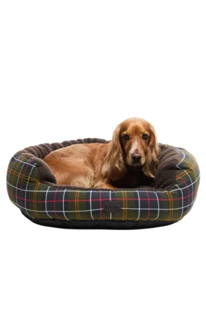 Barbour Dog Snuggle Bed 30" - Tartan