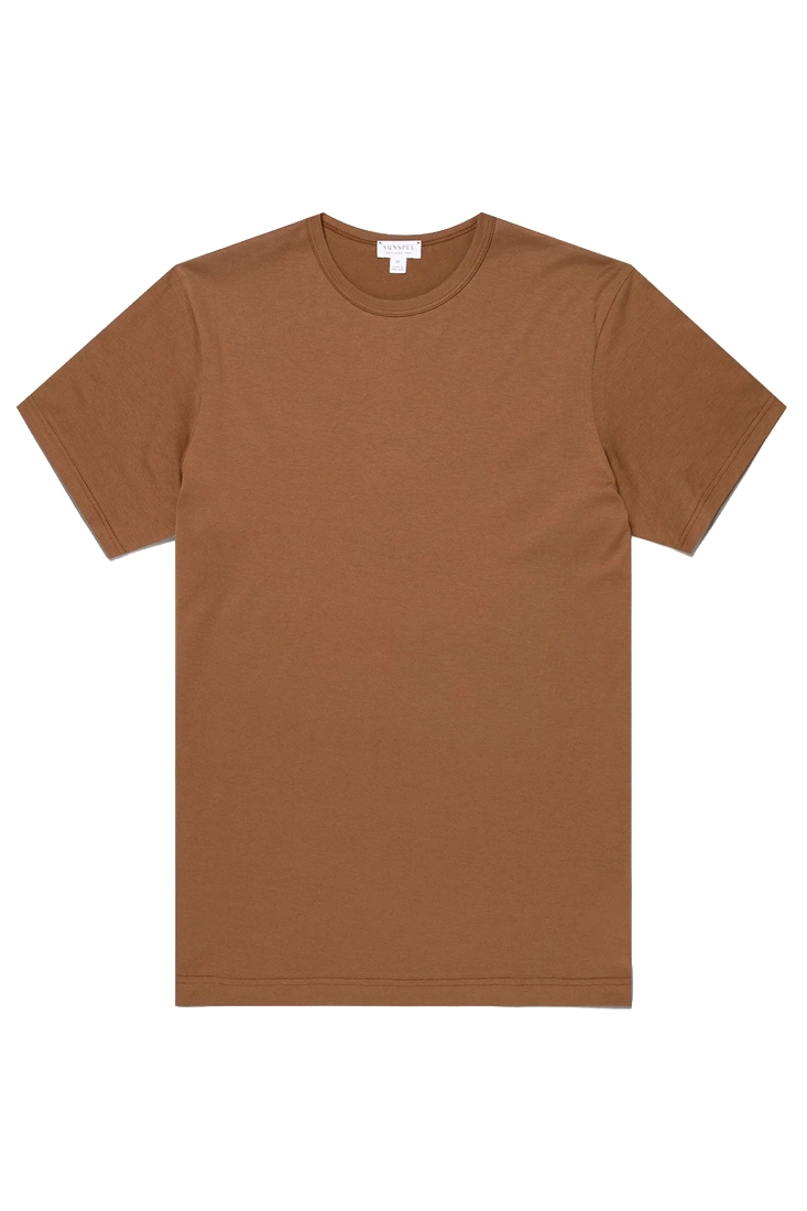 Sunspel Classic T-Shirt - Bronze
