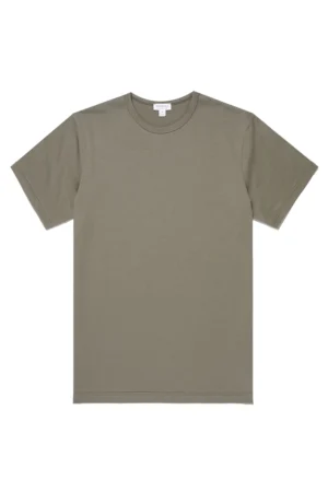 Sunspel Classic T-Shirt - Fossil Grey