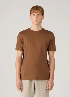 Alternative view of Sunspel Classic T-Shirt - Bronze