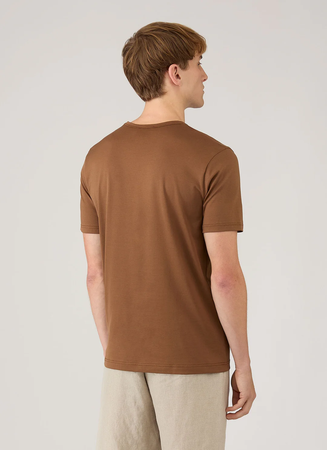 Sunspel Classic T-Shirt - Bronze - Bild 3