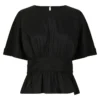 Neo Noir Annegret Poplin Blouse - Black