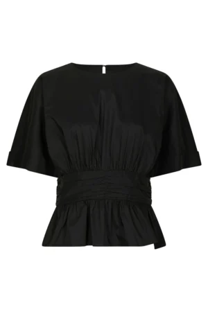 Neo Noir Annegret Poplin Blouse - Black