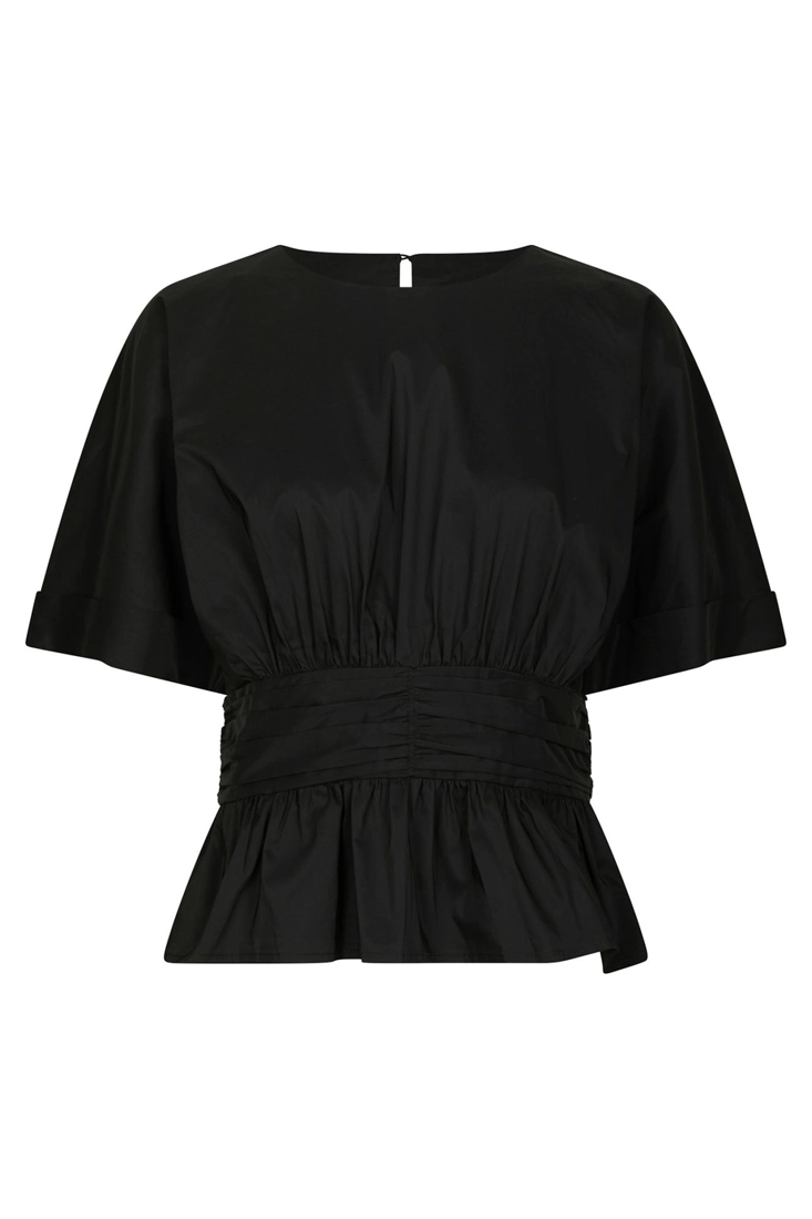 Neo Noir Annegret Poplin Blouse - Black