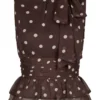 Neo Noir Ansol Big Dot Top - Brown