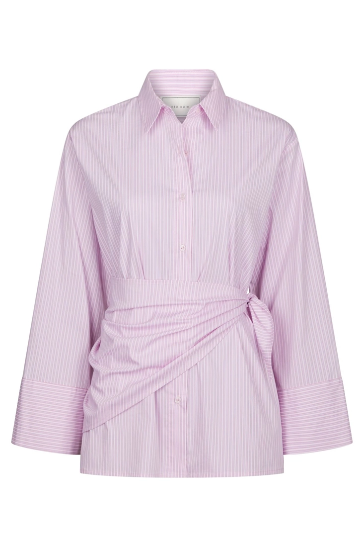 Neo Noir Dita Scarfs Stripe Shirt - Light Pink