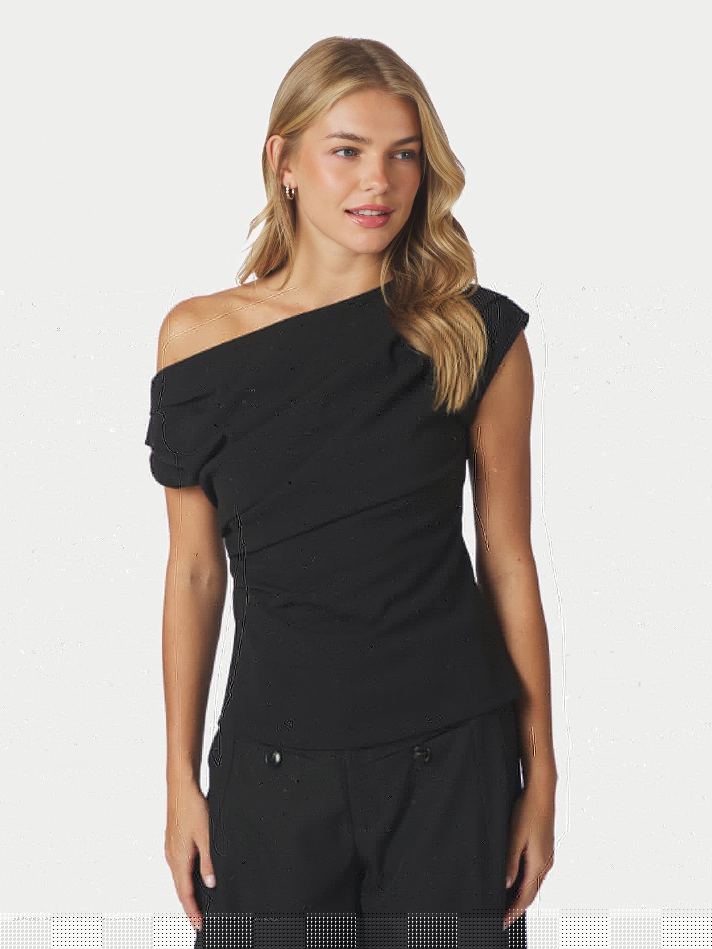 Neo Noir Mabelle Top - Black - Bild 4