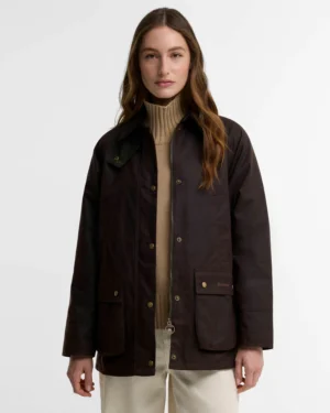 Alternative view of Barbour Acorn Wax Jacket - Rustic