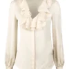 Stenströms Mona Blouse Frill - Champagne
