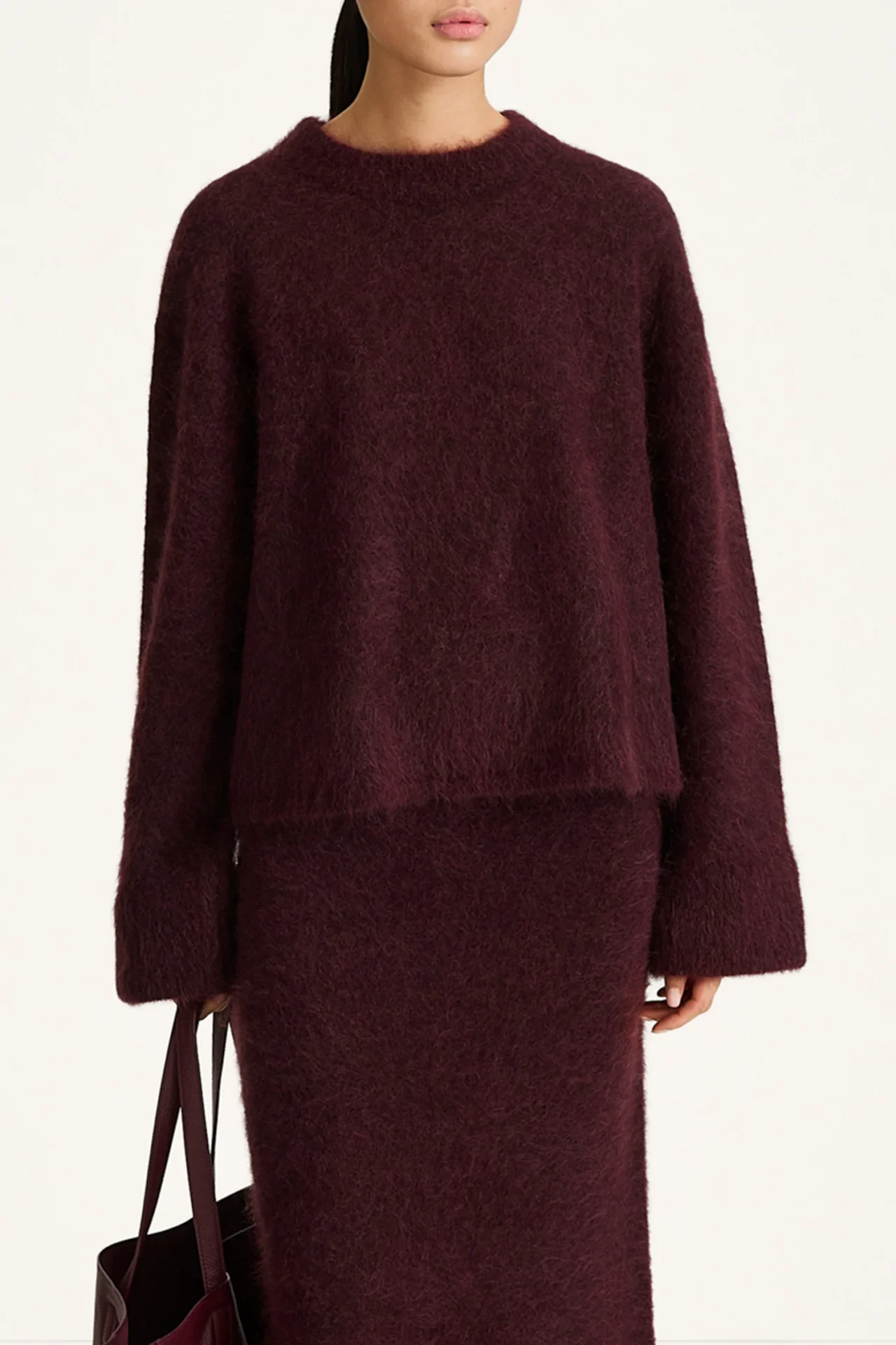 Stylein Niclas Short Sweater - Bordeaux - Bild 2