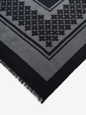 Alternative view of By Malene Birger Julee Wool Scarfs - Charcoal