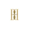 By Malene Birger Mono Small Brooch - Gold