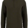 Barbour Holden Half Zip Knitted Jumper - Oliv