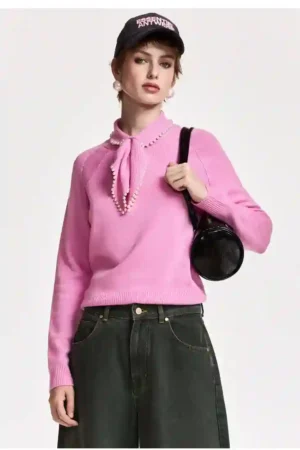 Alternative view of Essentiel Antwerp Kasa Pullover - Pink