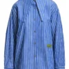 Essentiel Antwerp Kacao Tied Collar Shirt - Combo Sky Blue
