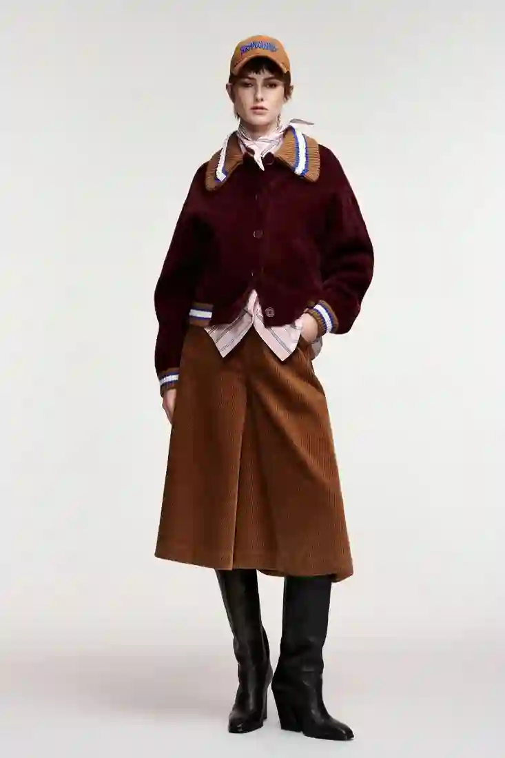 Essentiel Antwerp Kamore Knit Jacket - Wine - Bild 2