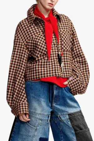 Alternative view of Essentiel Antwerp Jacket Kniten Rounded Sleeve Jacket - Brown Sugar