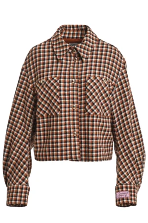 Essentiel Antwerp Jacket Kniten Rounded Sleeve Jacket - Brown Sugar