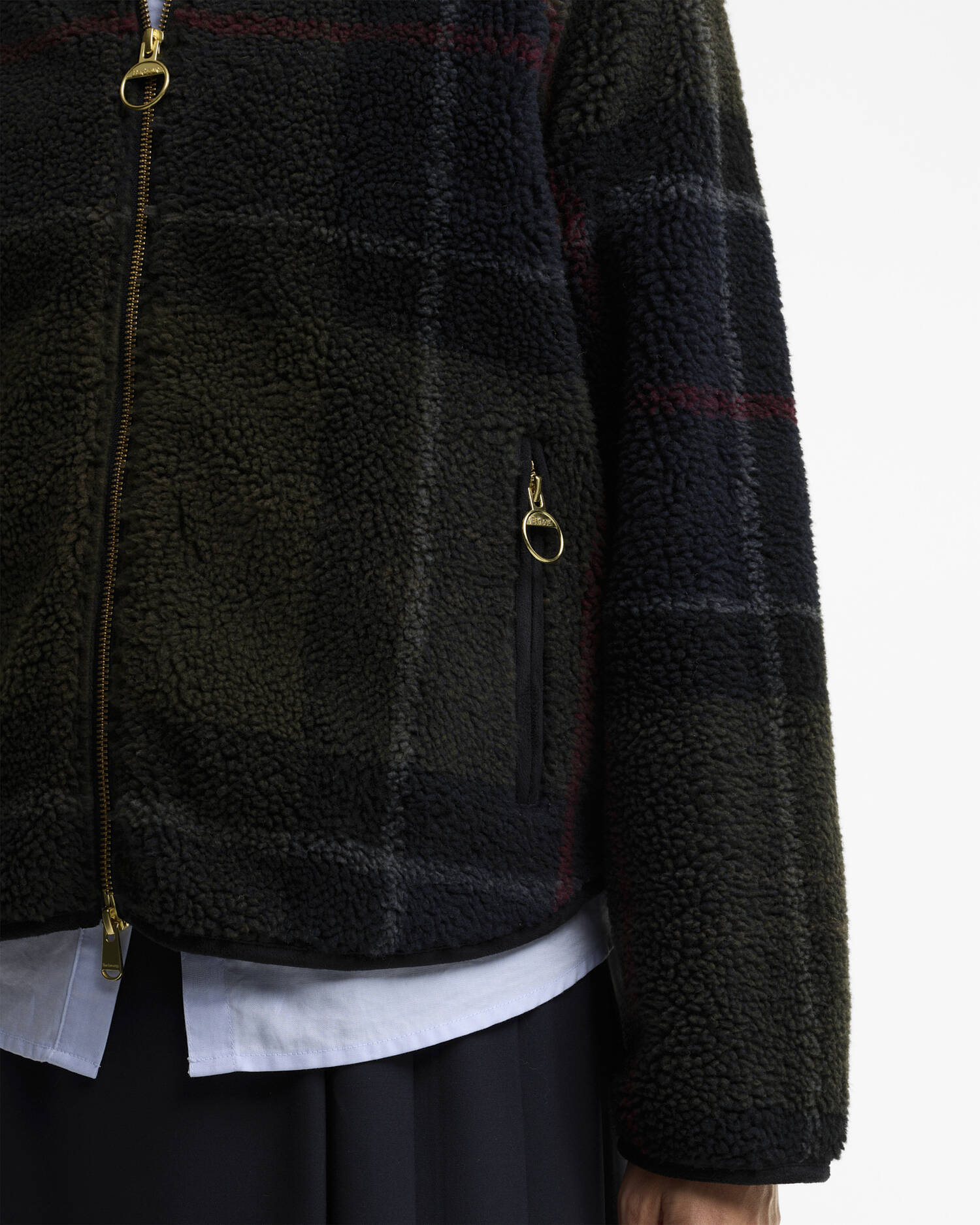 Barbour Kirklees Fleece - Shadow Classic Tartan - Bild 4
