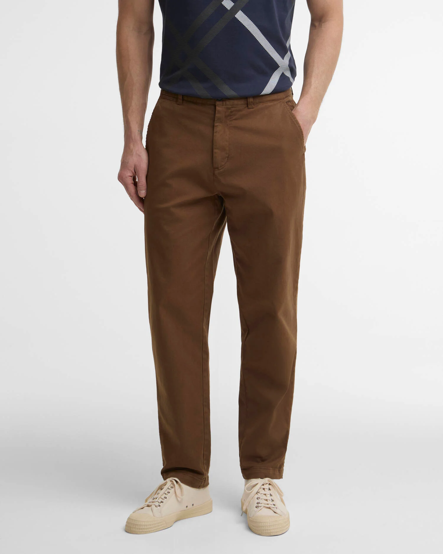Barbour Strech Cord Tailored Trousers - Dark Sand - Bild 3