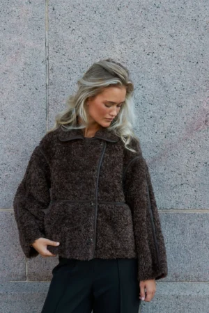 Alternative view of Neo Noir Castor Faux Fur Jacket - Black