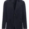 Oscar Jacobson Fridolf Patch Blazer Manchester - Navy